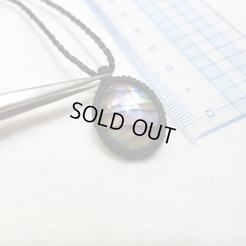 画像8: ☆12/25UP☆パープルラブラドライト。正面ばっちりシラー。コレクションピース:紫の夕焼け (8)