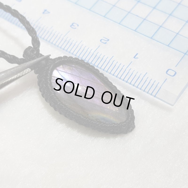 画像5: ☆12/25UP☆パープルラブラドライト。正面ばっちりシラー。コレクションピース:パープルシー (5)