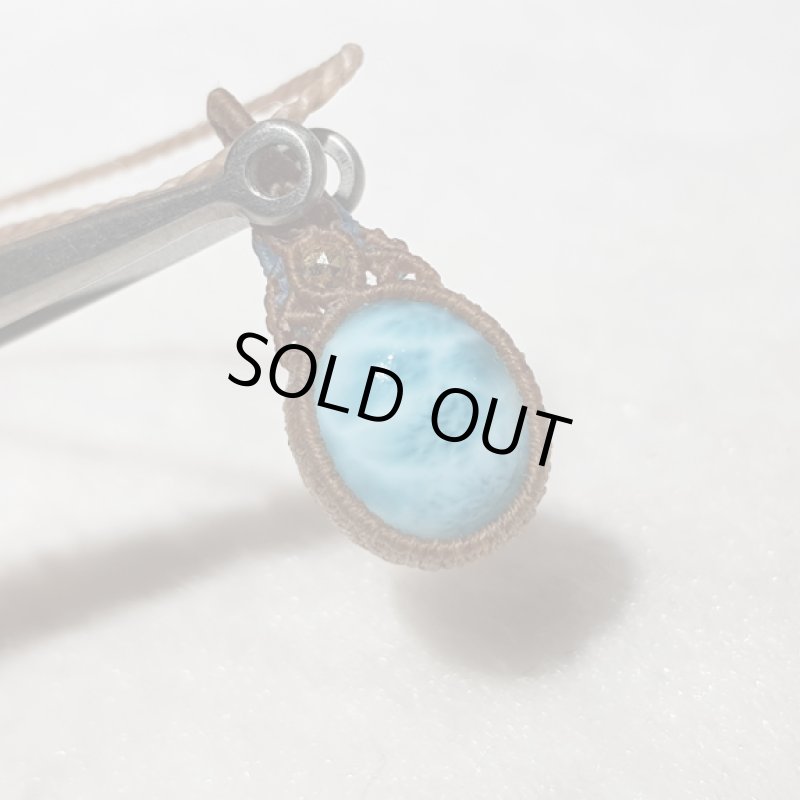 画像6: ☆04/22UP☆新作マクラメジュエリーシリーズ：ドミニカの宝石ラリマーが登場！水色の素晴らしいピース：水のおまじない (6)