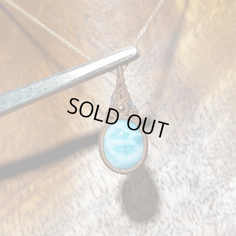 画像4: ☆04/22UP☆新作マクラメジュエリーシリーズ：ドミニカの宝石ラリマーが登場！水色の素晴らしいピース：水のおまじない (4)