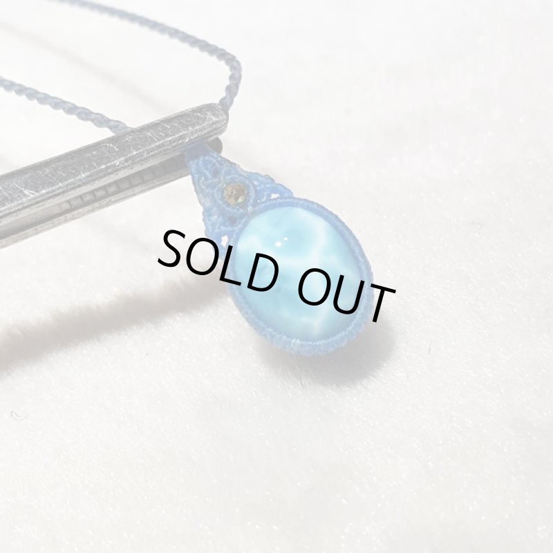 画像5: ☆04/22UP☆新作マクラメジュエリーシリーズ：ドミニカの宝石ラリマーが登場！水色の素晴らしいピース：水しぶき (5)