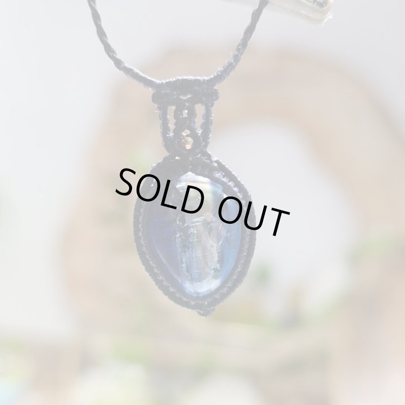 画像8: ☆02/16UP☆美しいヒマラヤの宝石:先生作品:レインボーカイヤナイト:10金:マクラメジュエリー:カンチェンジュンガ (8)