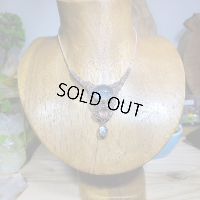 画像4: ☆03/18UP☆満月アクアマリン:モルガナイトファセット:レインボームーンストーン:先生作品:3月の天使 (4)