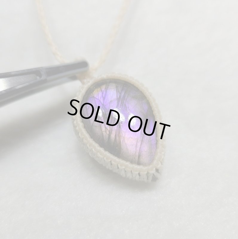 画像5: ☆04/15UP☆ハイクオリティレインボーラブラドライト。希少価値の高いパープル：美しい紫色：パープルジャンプ (5)