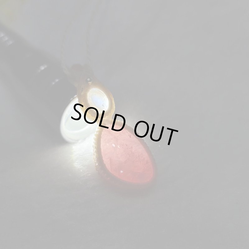 画像8: ☆4/16UP☆美しい透明度の高いインカローズ：ロードクロサイト：女性を磨く：地球のピンク色:先生作品：フラミンゴダンシング (8)