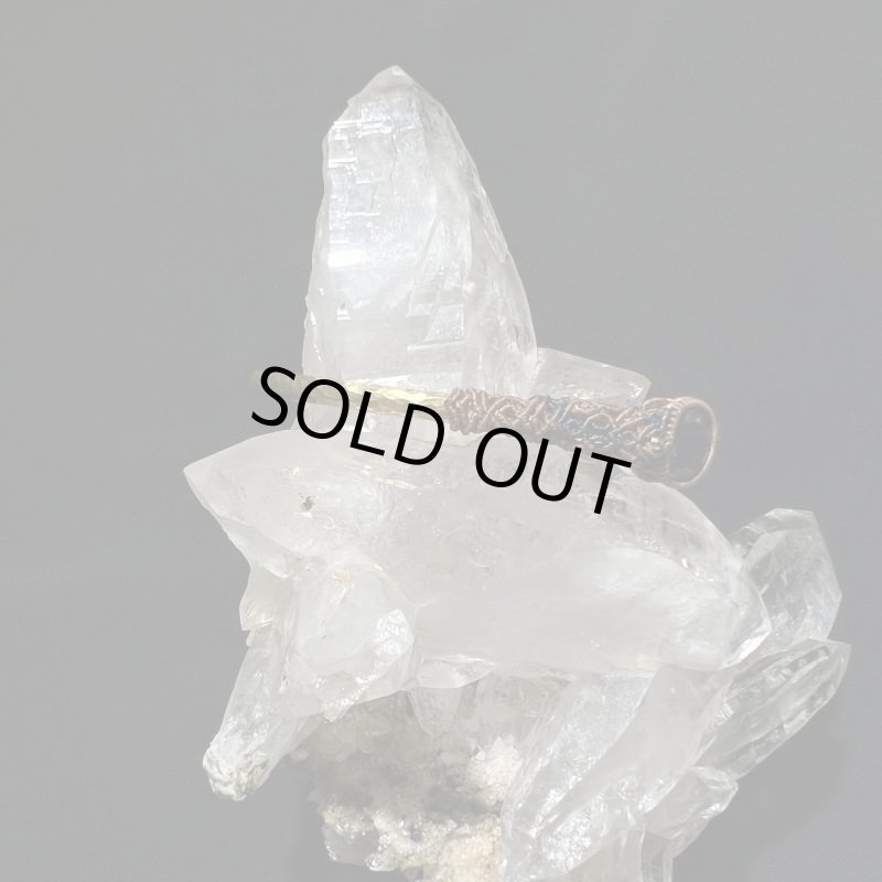 画像5: ☆05/15UP☆ヒマラヤのサファイア、カイヤナイト真鍮ブレスバングル。青色に輝く石の表面:夢と星の国4 (5)