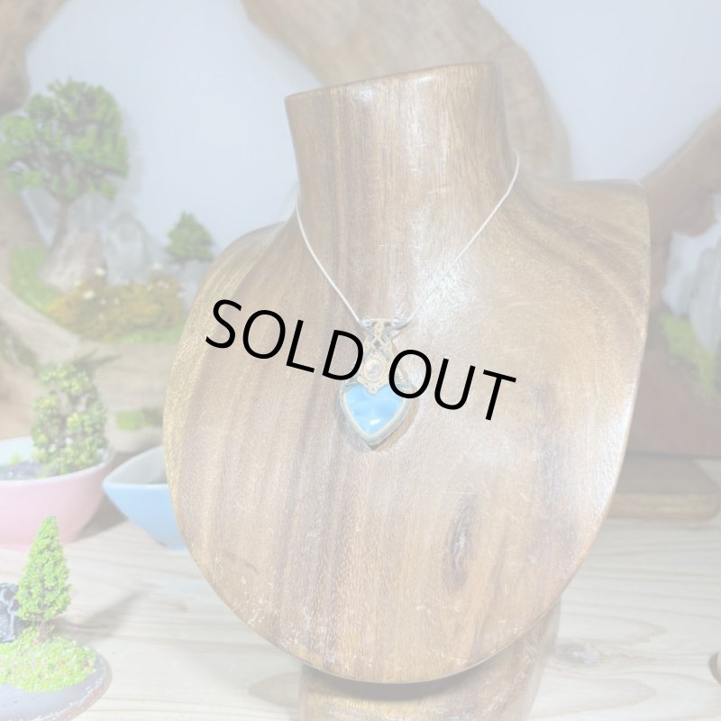 画像2: ☆06/14UP☆新作マクラメジュエリーシリーズ：ドミニカの宝石ラリマーが登場！水色の素晴らしいピース：カリブの願い (2)