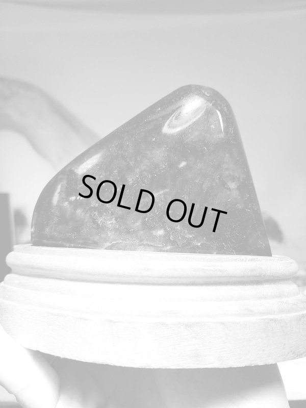 画像4: ☆07/14UP☆【大セール中】ラブラドライトビック原石置物：台付き：ラブラド王3 (4)