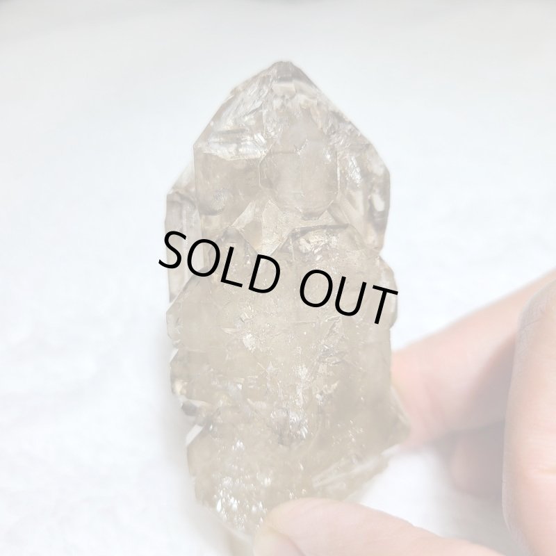 画像5: ☆07/14UP☆【大セール】カテドラル水晶 パキスタン産スモーキーハーキマーダイヤモンド　水入り：トーラス (5)