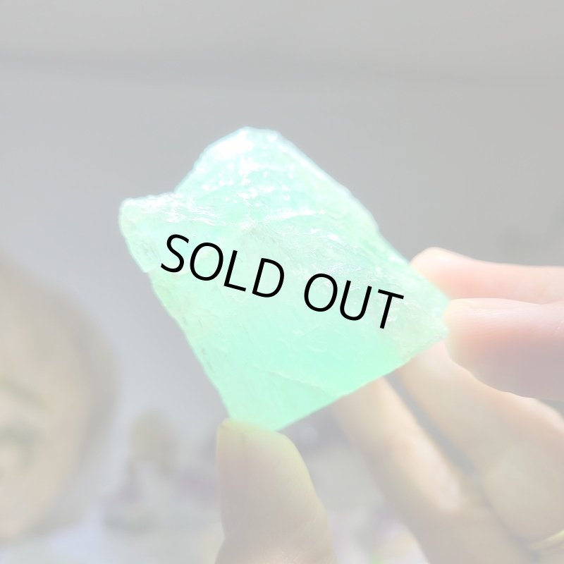 画像3: ☆07/14UP☆【大セール】グリーンカルサイト　置物にどうぞ！美しい緑色 (3)