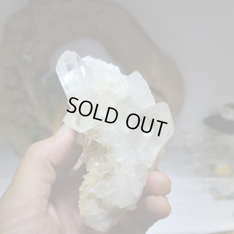 画像2: ☆09/09UP☆インド産:ヒマラヤ水晶:月のかけら選別コレクション原石シリーズ:世界の鉱物特集:アジョワン (2)