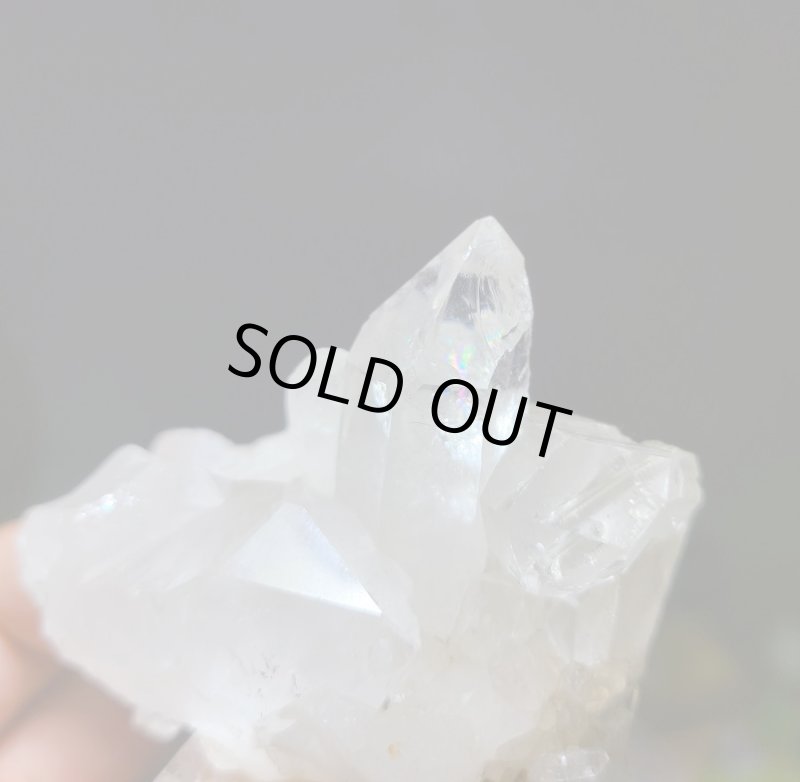 画像4: ☆09/09UP☆インド産:ヒマラヤ水晶：レインボー：月のかけら選別コレクション原石シリーズ：世界の鉱物特集：パールヴァティー2 (4)