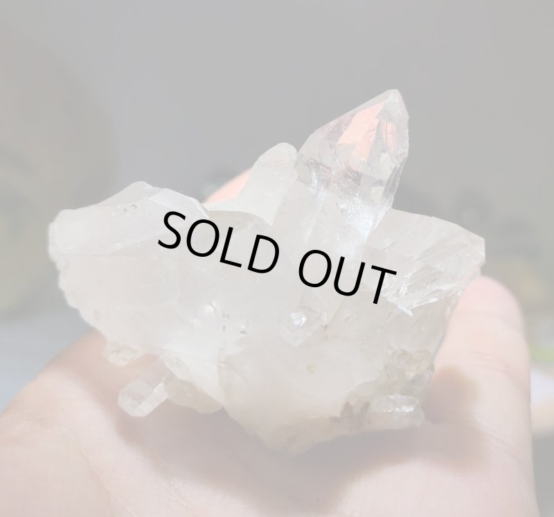 画像3: ☆09/09UP☆インド産:ヒマラヤ水晶：レインボー：月のかけら選別コレクション原石シリーズ：世界の鉱物特集：パールヴァティー2 (3)