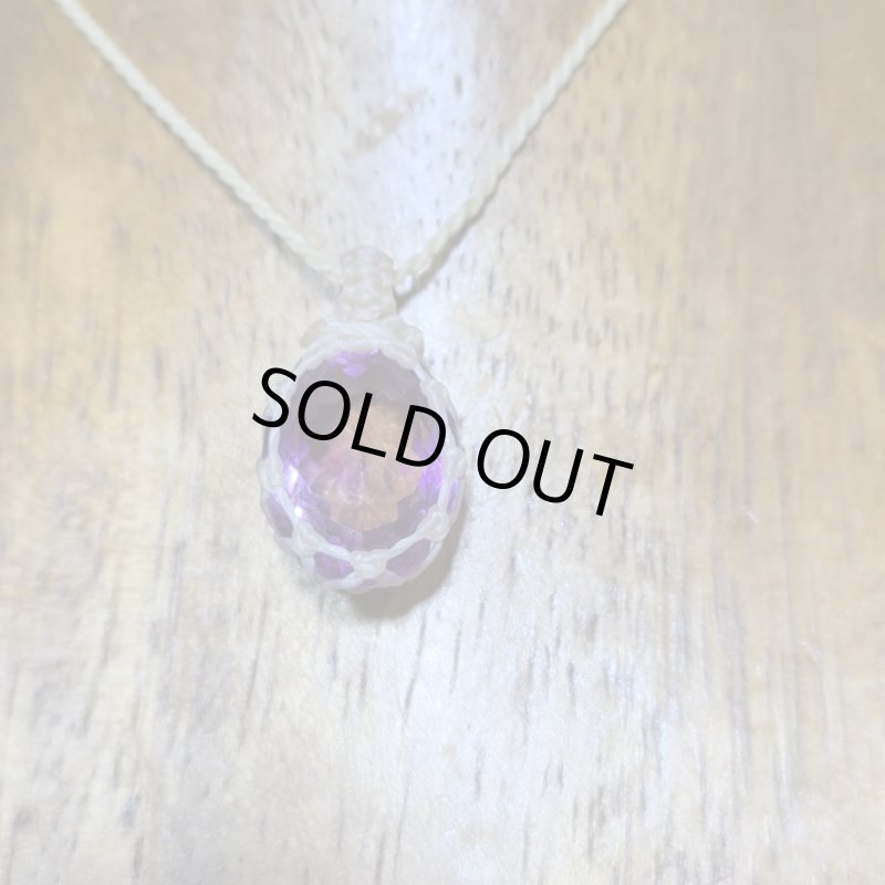 画像3: ☆09/09UP☆アメジストファセット:小粒デザイン:ラベンダーパープル:紫の鼓動3 (3)