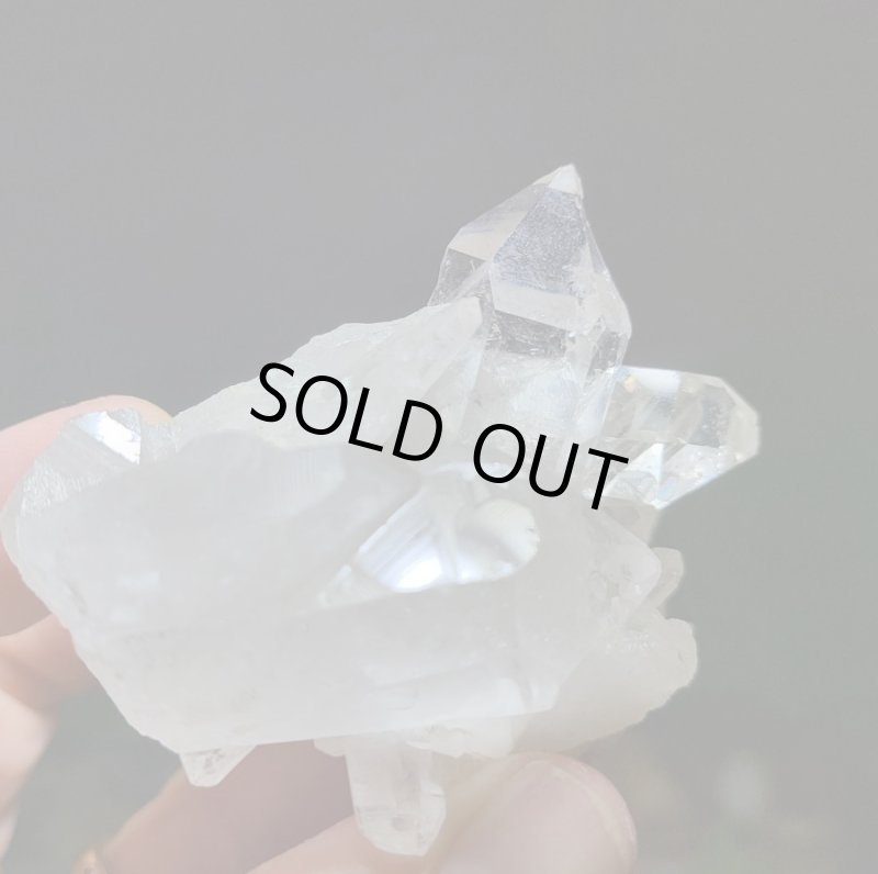 画像2: ☆09/09UP☆インド産:ヒマラヤ水晶：レインボー：月のかけら選別コレクション原石シリーズ：世界の鉱物特集：パールヴァティー2 (2)