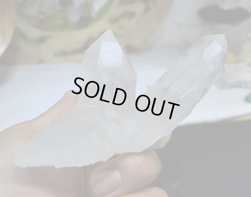 画像4: ☆09/09UP☆インド産:ヒマラヤ水晶:月のかけら選別コレクション原石シリーズ:世界の鉱物特集:3本の矢2 (4)