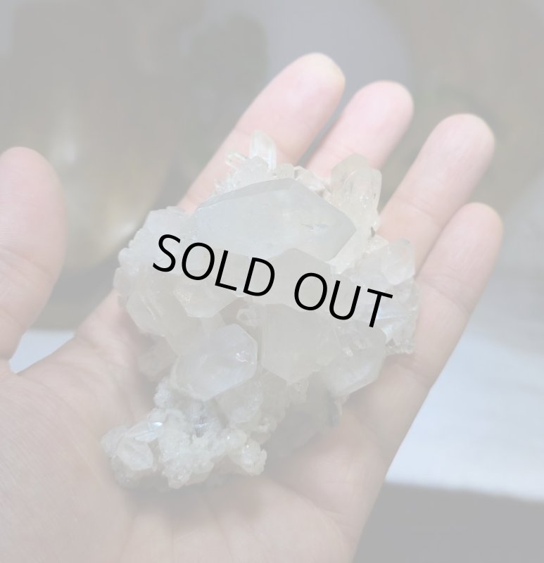 画像2: ☆09/09UP☆インド産:ヒマラヤ水晶：月のかけら選別コレクション原石シリーズ：世界の鉱物特集：パールヴァティー1 (2)