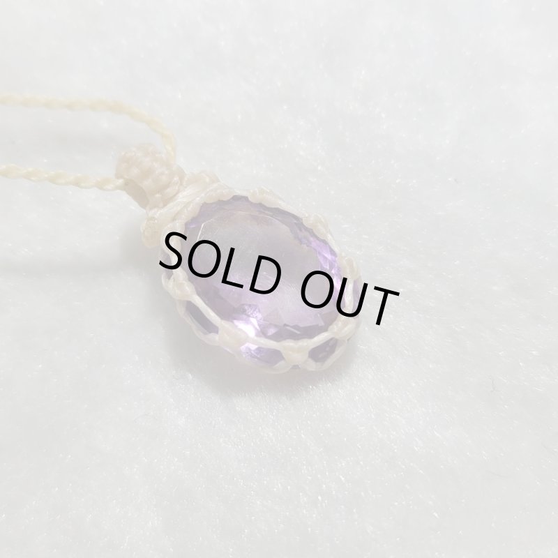 画像2: ☆09/09UP☆アメジストファセット:小粒デザイン:ラベンダーパープル:紫の鼓動3 (2)