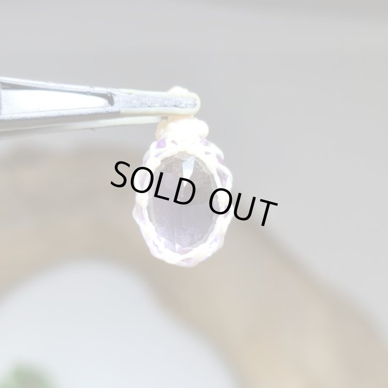 画像4: ☆09/09UP☆アメジストファセット：小粒デザイン：ラベンダーパープル：紫の鼓動4 (4)