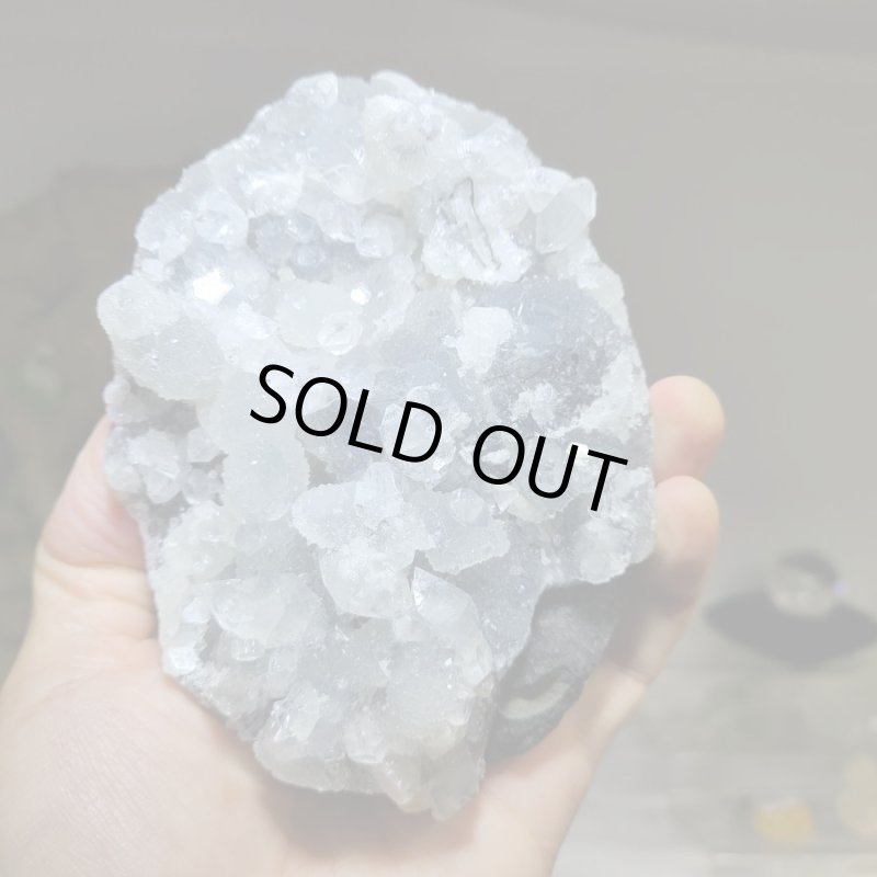 画像3: ☆09/09UP☆インド産:アポフィライト×カルセドニー：月のかけら選別コレクション原石シリーズ：世界の鉱物特集：ライジングロージー (3)