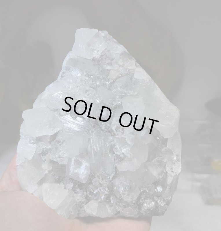 画像4: ☆09/09UP☆インド産:アポフィライト:月のかけら選別コレクション原石シリーズ:世界の鉱物特集:氷の世界2 (4)