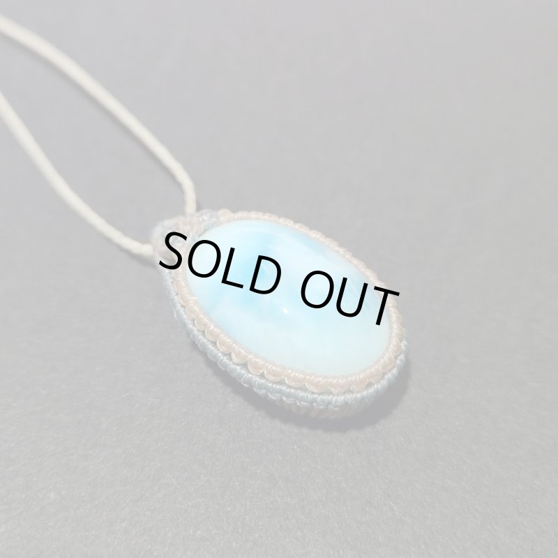 画像2: ☆04/05UP☆先生作品:ラリマー:水色の素晴らしいピース:ドルフィンハート (2)