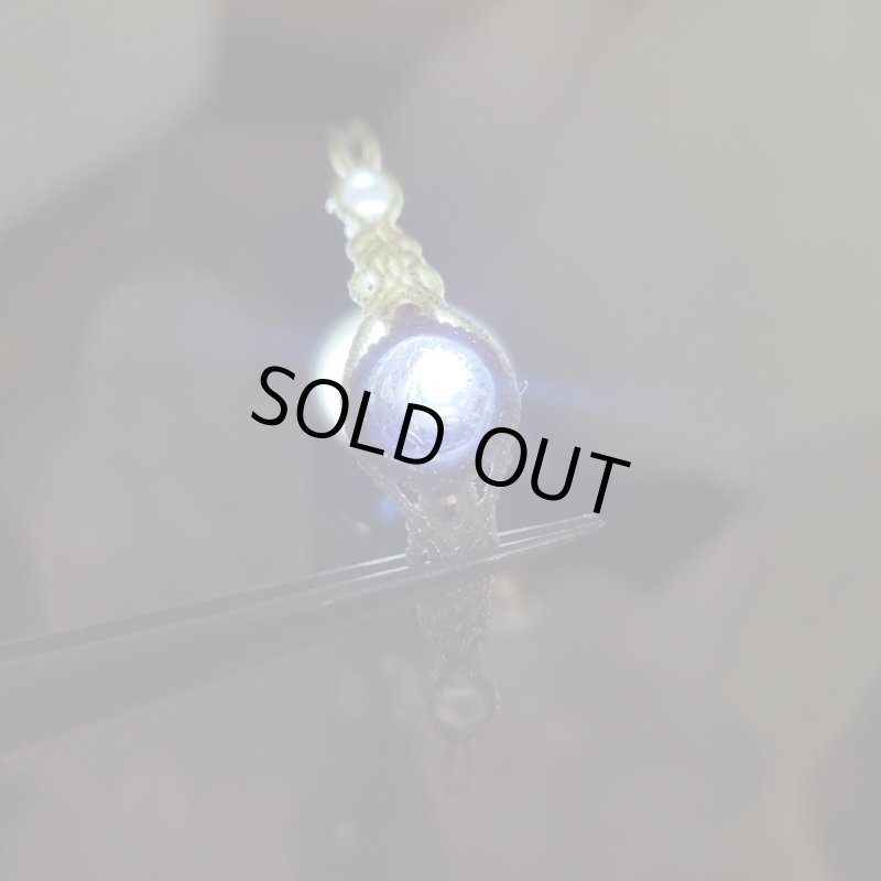 画像4: ☆04/05UP☆タンザナイト：先生作品：ブレスレット：金と銀の編み込み世界：それはまるでファンタジー：星のダンシング4 (4)