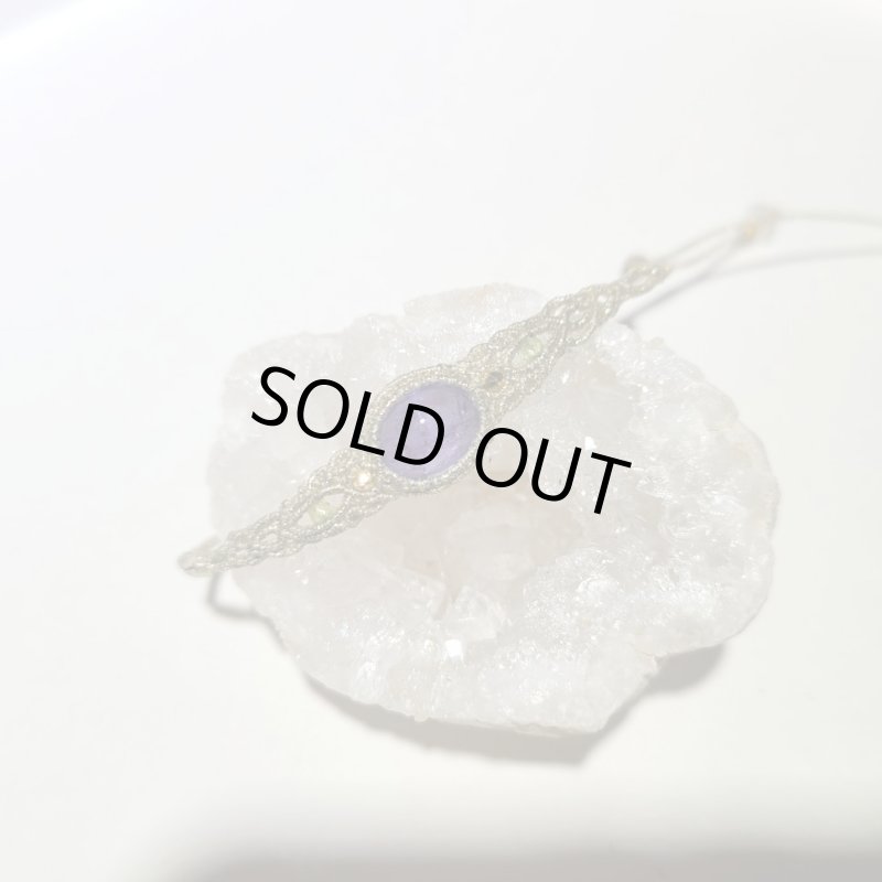 画像3: ☆04/05UP☆タンザナイト：先生作品：ブレスレット：金と銀の編み込み世界：それはまるでファンタジー：星のダンシング3 (3)