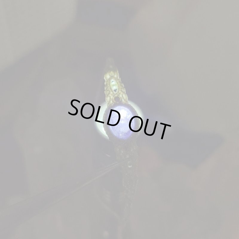 画像4: ☆04/05UP☆タンザナイト：先生作品：ブレスレット：金と銀の編み込み世界：それはまるでファンタジー：星のダンシング3 (4)