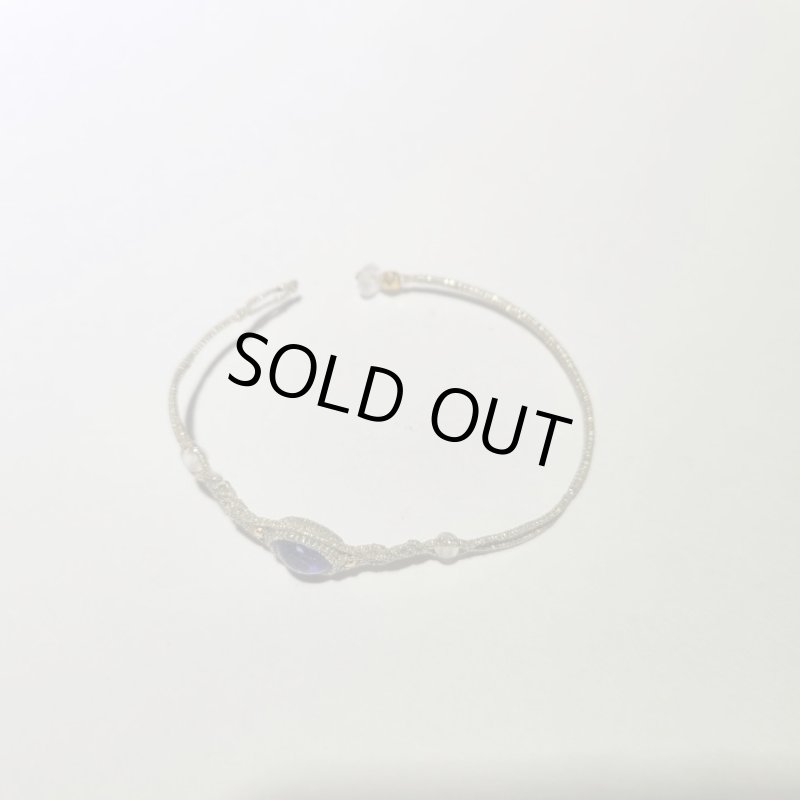 画像3: ☆04/05UP☆タンザナイト：先生作品：ブレスレット：金と銀の編み込み世界：それはまるでファンタジー：星のダンシング4 (3)