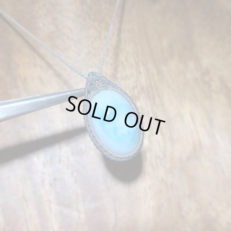 画像4: ☆04/05UP☆先生作品:ラリマー:水色の素晴らしいピース:ドルフィンハート (4)