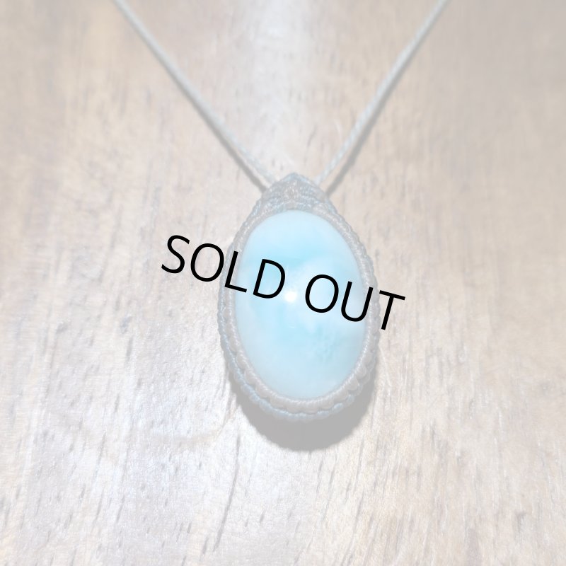 画像5: ☆04/05UP☆先生作品:ラリマー:水色の素晴らしいピース:ドルフィンハート (5)