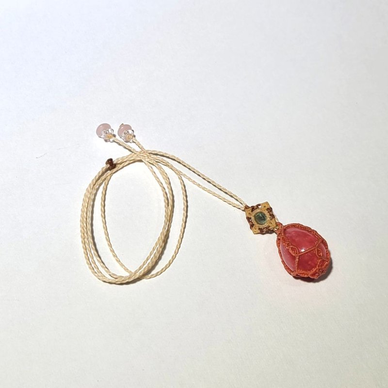 画像7: ☆07/01UP☆美しい透明度の高いロードクロサイト：女性を磨く：ダイアナマリアフローライト：情熱のエッグ (7)