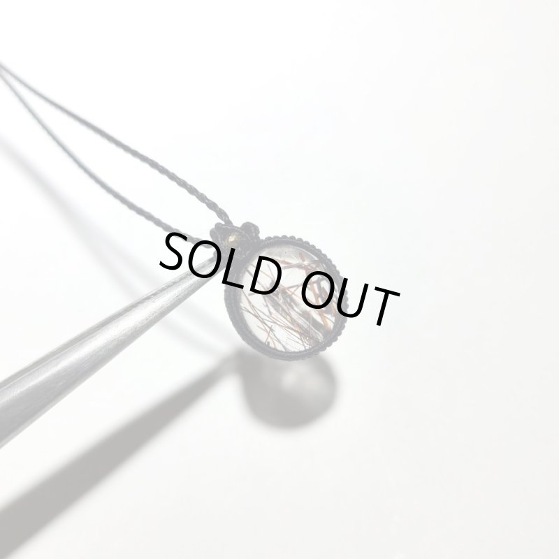 画像6: ☆07/27UP☆:ゴールデンレッドルチルクォーツ:ハイクオリティ:先生作品:マクラメジュエリー;アルデバラン4 (6)