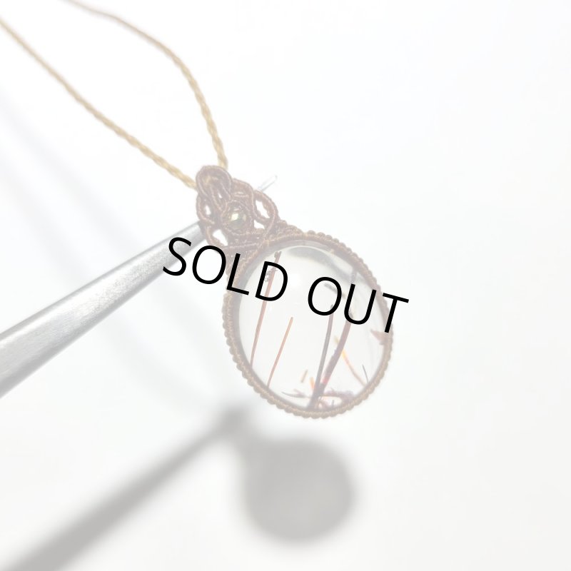 画像6: ☆07/27UP☆：ゴールデンレッドルチルクォーツ：ハイクオリティ：先生作品：マクラメジュエリー；アルデバラン３ (6)