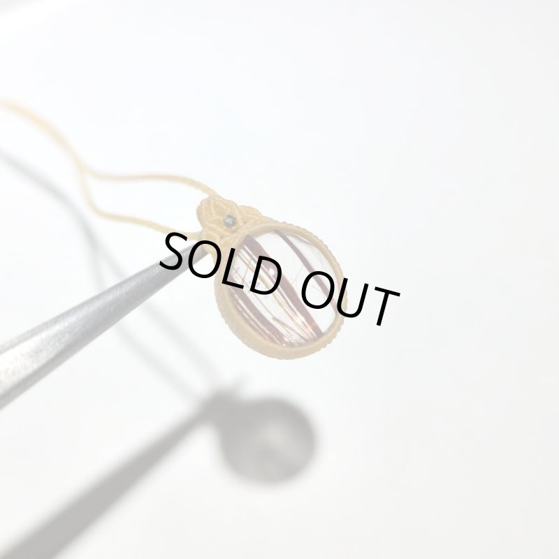 画像4: ☆07/27UP☆：ゴールデンレッドルチルクォーツ：ハイクオリティ：先生作品：マクラメジュエリー；アルデバラン5 (4)