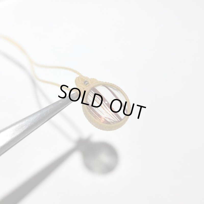 画像5: ☆07/27UP☆：ゴールデンレッドルチルクォーツ：ハイクオリティ：先生作品：マクラメジュエリー；アルデバラン5 (5)