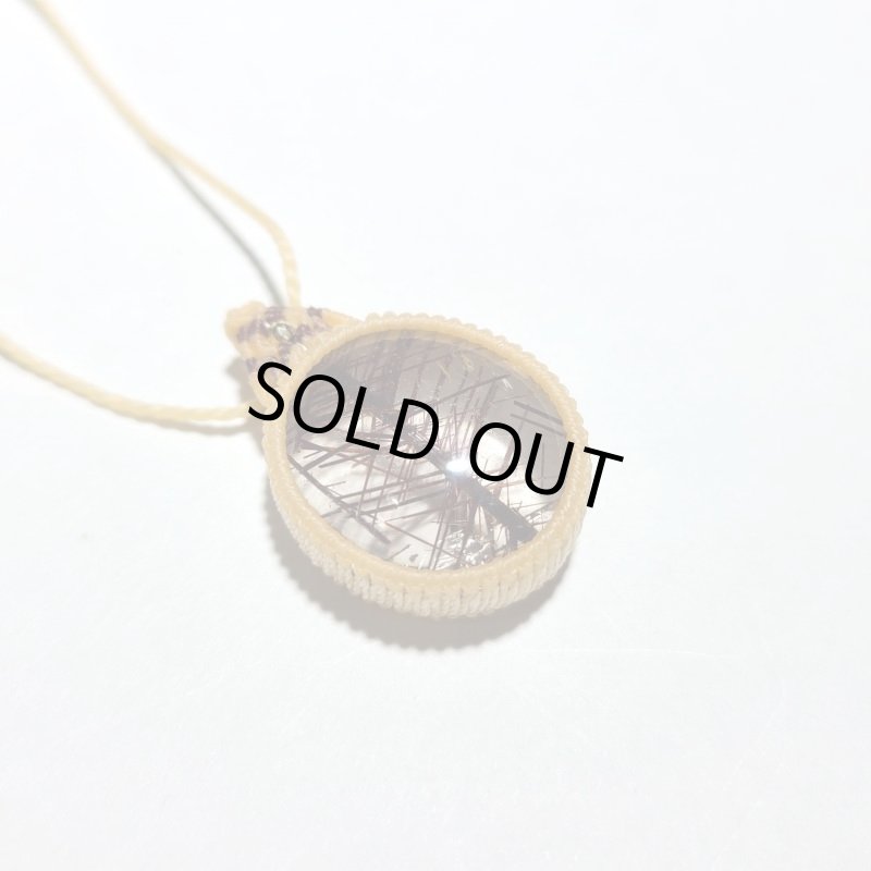 画像8: ☆07/27UP☆：ゴールデンレッドルチルクォーツ：ハイクオリティ：先生作品：マクラメジュエリー；アルデバラン2 (8)