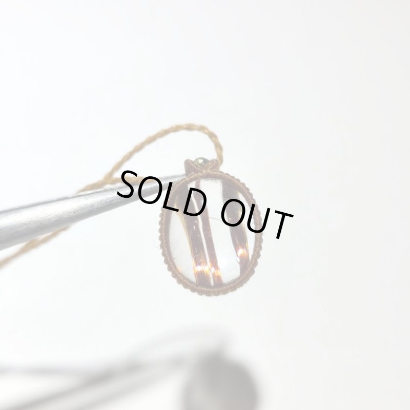 画像4: ☆07/27UP☆：ゴールデンレッドルチルクォーツ：ハイクオリティ：先生作品：マクラメジュエリー；アルデバラン6 (4)