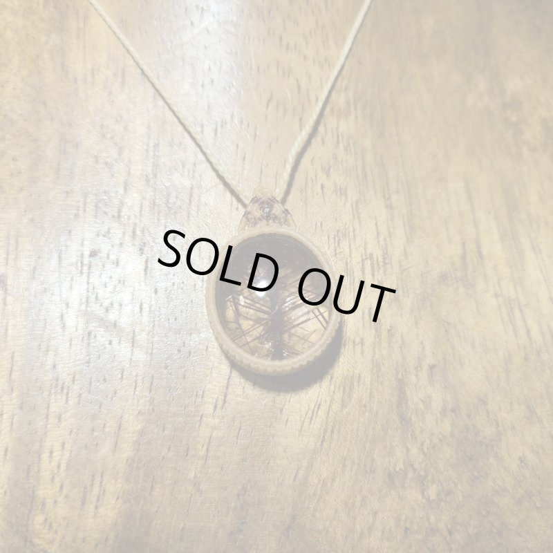 画像6: ☆07/27UP☆：ゴールデンレッドルチルクォーツ：ハイクオリティ：先生作品：マクラメジュエリー；アルデバラン2 (6)