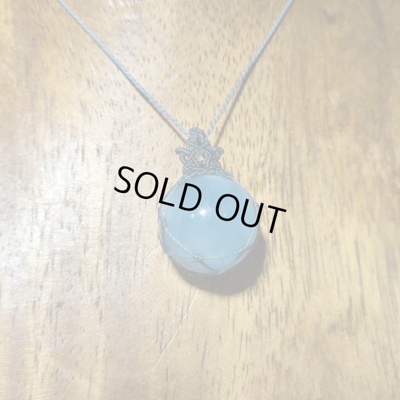 画像3: ☆07/27UP☆アクアマリンボール:先生作品:水色の宝石:3月誕生石:あなたに潤いを与えてくれます:2023夏物語 (3)