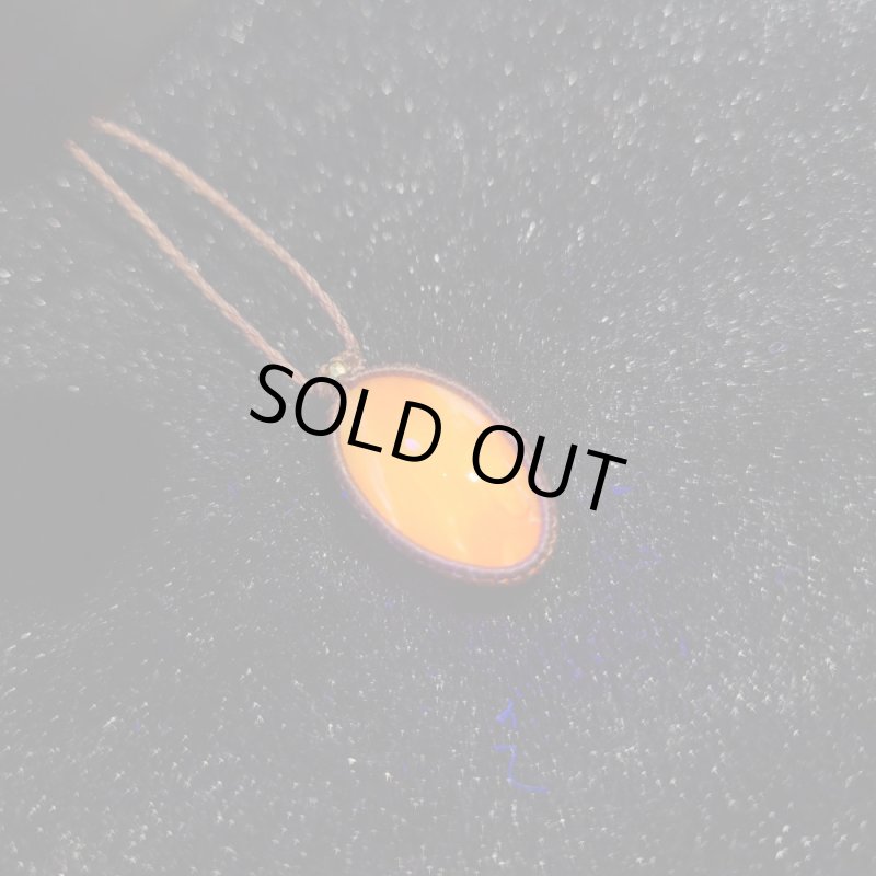 画像5: ★05/08再UP★北海道然別蛍光オパール☆アイヌの唄：超希少石：国内カボション研磨：先生作品：アイヌの紋章2 (5)