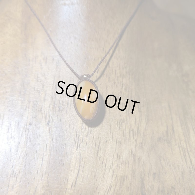 画像6: ★05/08再UP★北海道然別蛍光オパール☆アイヌの唄：超希少石：国内カボション研磨：先生作品：アイヌの紋章2 (6)