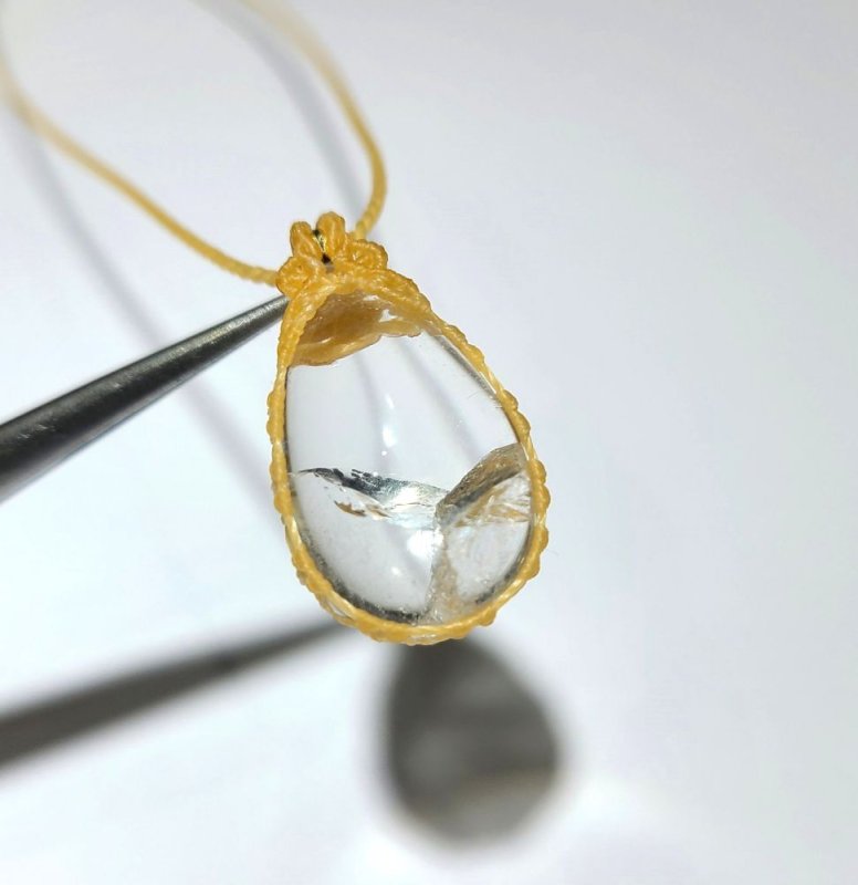 画像2: ☆09/29UP☆水晶の世界へようこそ：クォーツインクォーツ：先生作品：アートオブジアース：貫入水晶の軌跡：もう一人の自分１ (2)