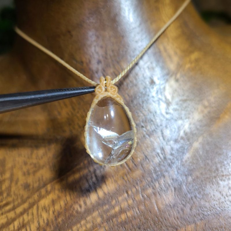 画像5: ☆09/29UP☆水晶の世界へようこそ：クォーツインクォーツ：先生作品：アートオブジアース：貫入水晶の軌跡：もう一人の自分１ (5)