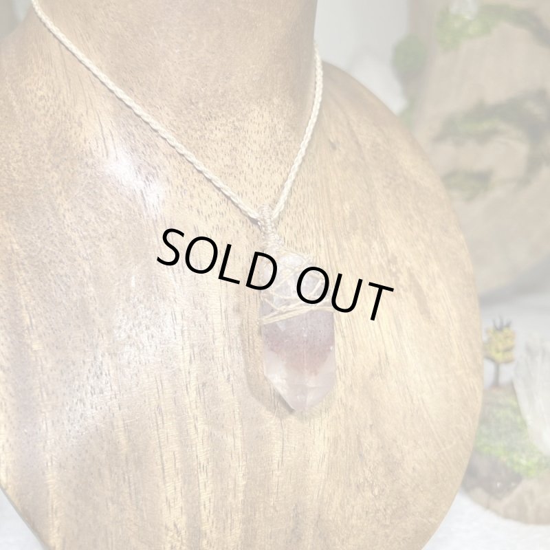 画像4: ☆10/26UP☆奇跡のファイヤークォーツ原石ポイント水晶：大変珍しい激レアな水晶：ファントム：火の誠2 (4)