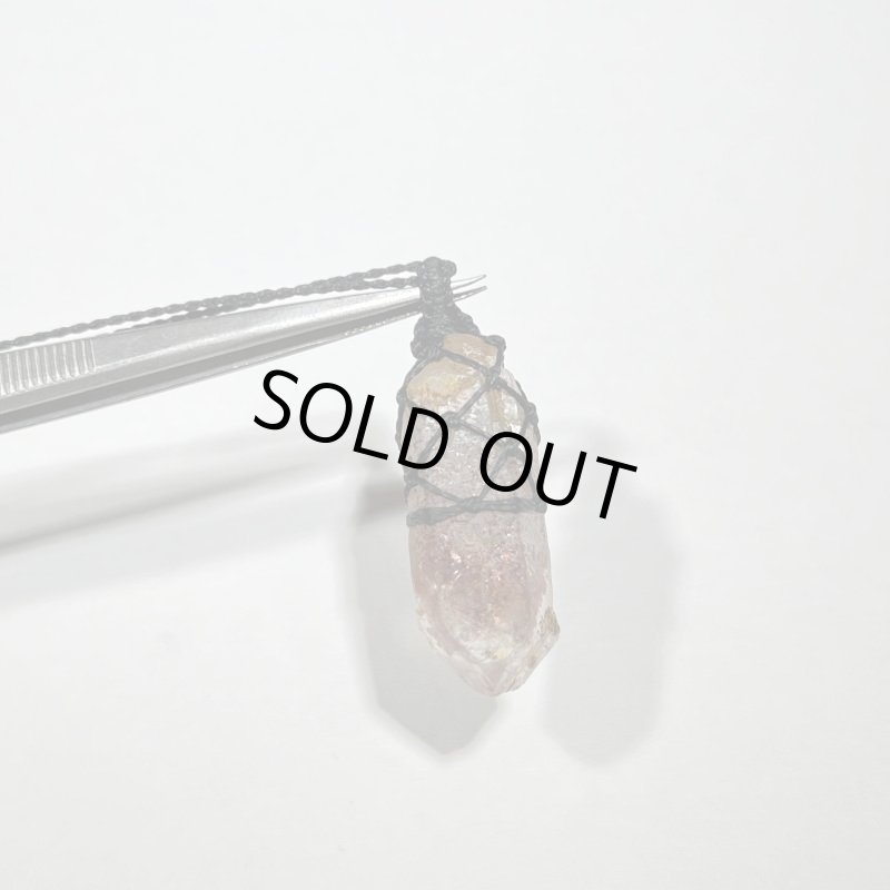 画像2: ☆10/26UP☆奇跡のファイヤークォーツ原石ポイント水晶:大変珍しい激レアな水晶:ファントム:火の誠1 (2)