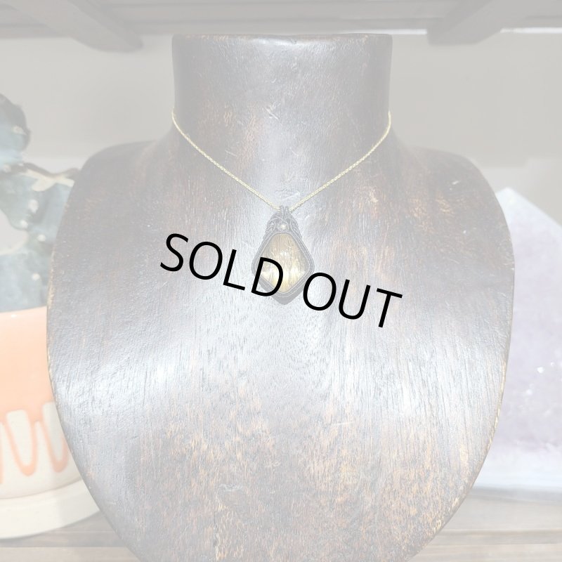 画像6: ☆12/14UP☆:ゴールドルチルクォーツ:ハイクオリティ:先生作品:金の天然の柱が石の中に:金の上昇4 (6)