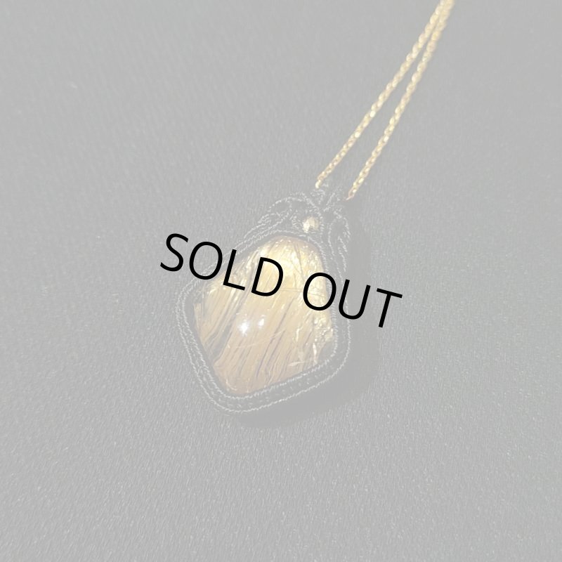 画像3: ☆12/14UP☆:ゴールドルチルクォーツ:ハイクオリティ:先生作品:金の天然の柱が石の中に:金の上昇4 (3)