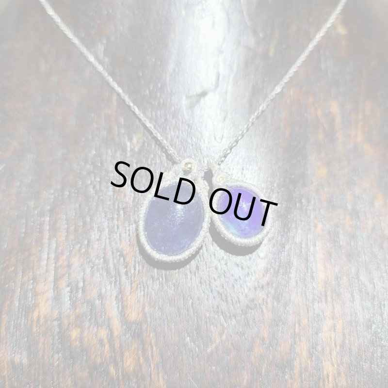 画像4: ☆12/14UP☆ 2個着け：ハイクオリティタンザナイト×ダイアナマリアフローライト：先生作品：美しいコラボ：カケラーの夕べ3 (4)